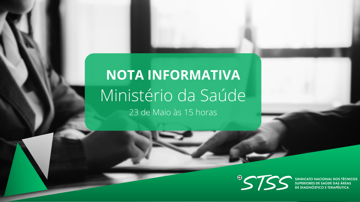Reunião de 23 de Maio no Ministério da Saúde